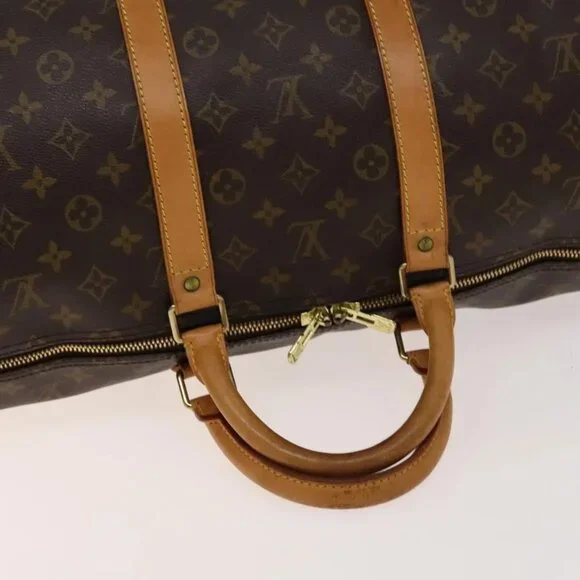LOUIS VUITTON Monogram Keepall 55 Boston Bag M41424 LV Auth ep10530 - Picture 8 of 16